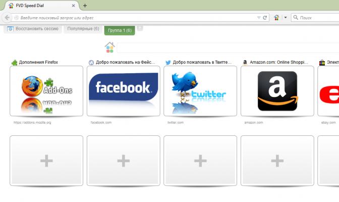 Beautiful, functional and very convenient visual bookmarks in Mozilla Firefox and Google Chrome